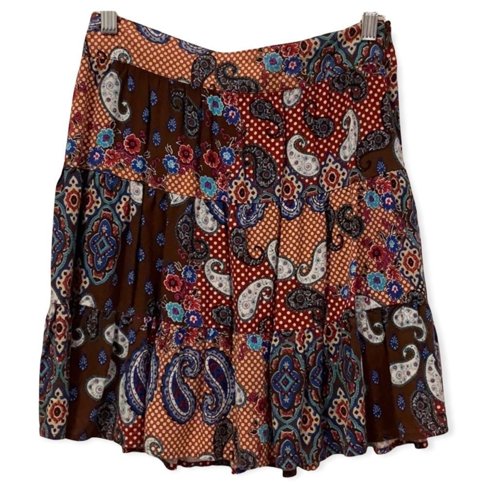 NWOT Forever 21 Paisley Midi Skirt - Medium